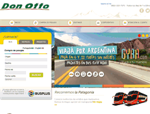 Tablet Screenshot of donotto.com.ar